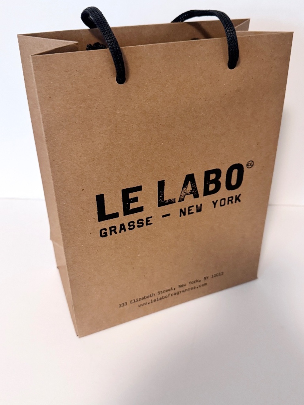 Le Labo Grasse New York Brown Shopping Gift Bag